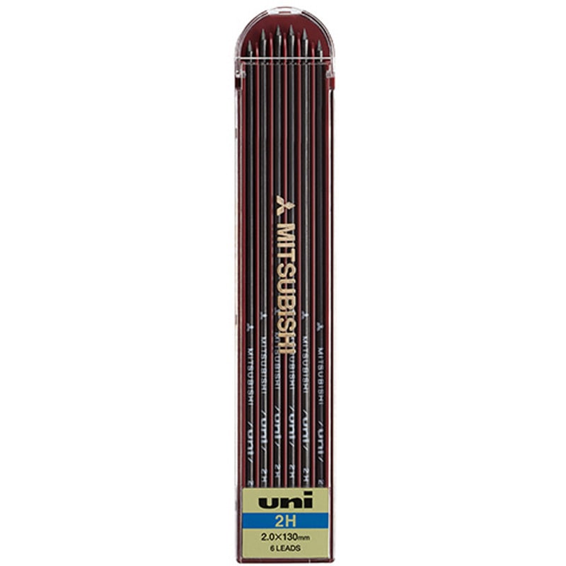 ULN2H ユニホルダー替芯 uni(三菱鉛筆) 2H 芯径2mm 1個 【通販モノタロウ】