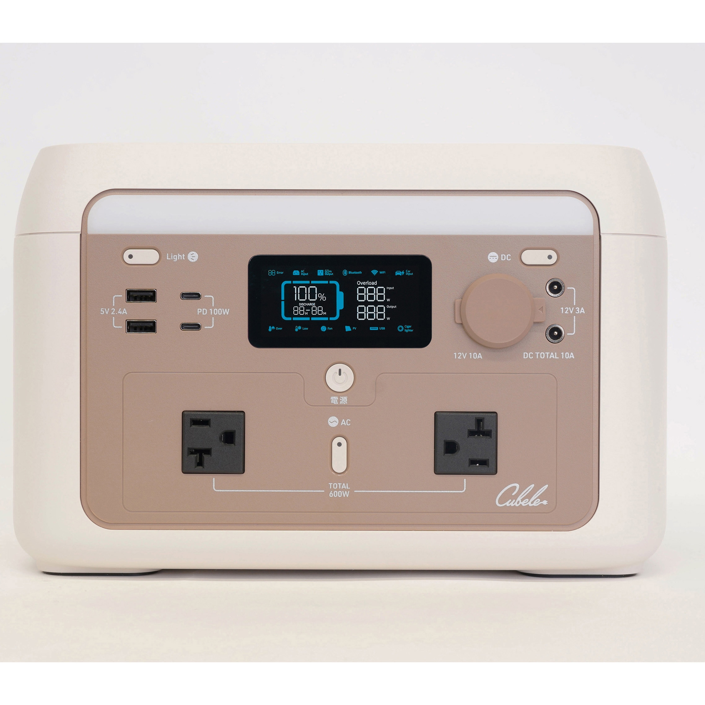 IBPL-601C リン酸鉄リチウム電池ポータブル電源 cubele バッテリー容量