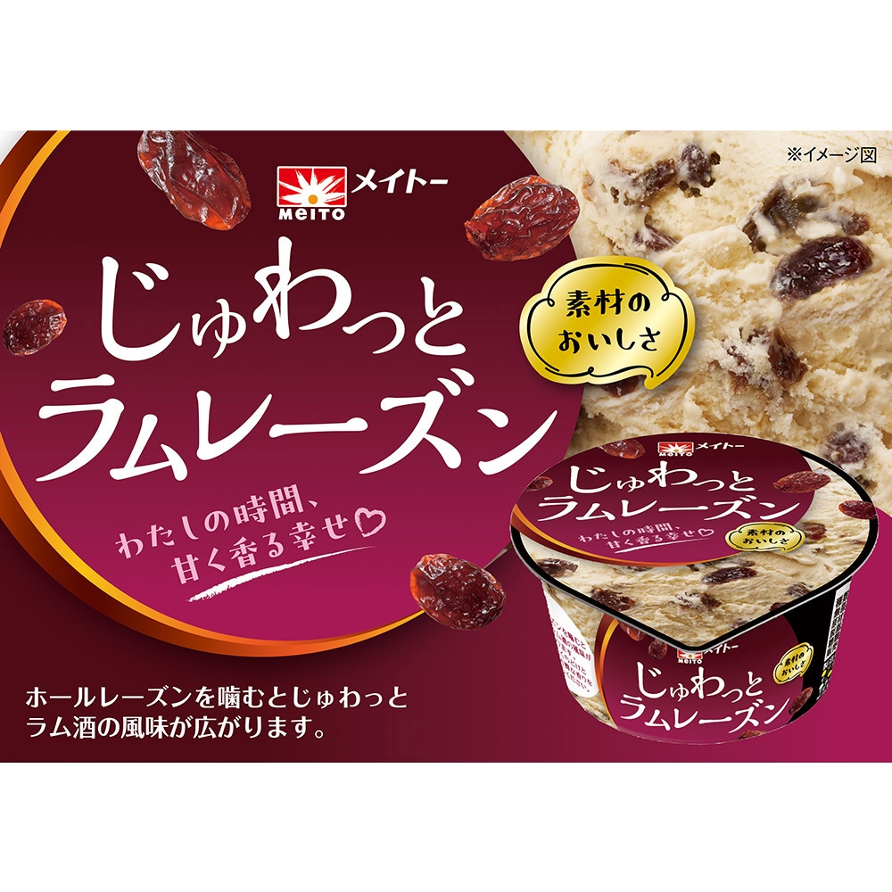 冷凍]じゅわっとラムレーズン 1セット(120mL×6個) 協同乳業 【通販