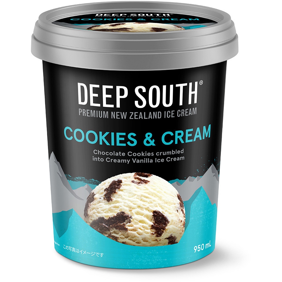 冷凍]DEEP SOUTH クッキー&クリーム 1セット(950mL×1個) DEEPSOUTH