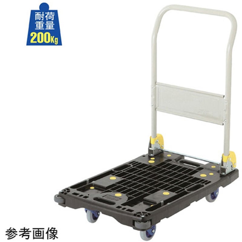 61-551-23-1 中型静音樹脂台車中型台車 61-551-23シリーズ 1セット アズワン 【通販モノタロウ】 14,364円