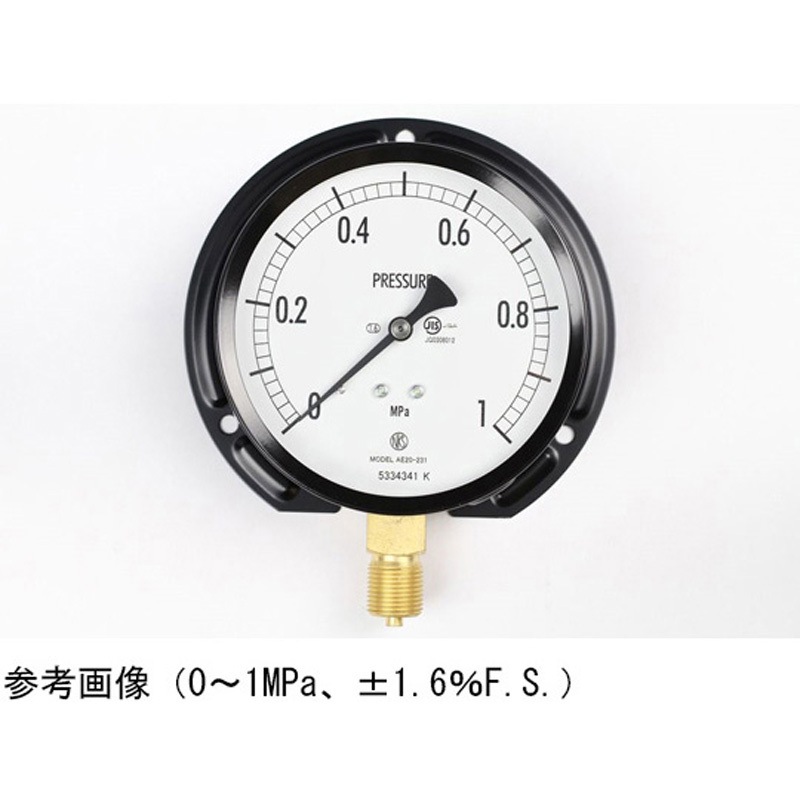 AE20-231 普通形圧力計(Φ100)立形B枠 AE20-231シリーズ 1個 長野計器 【通販モノタロウ】 6,436円