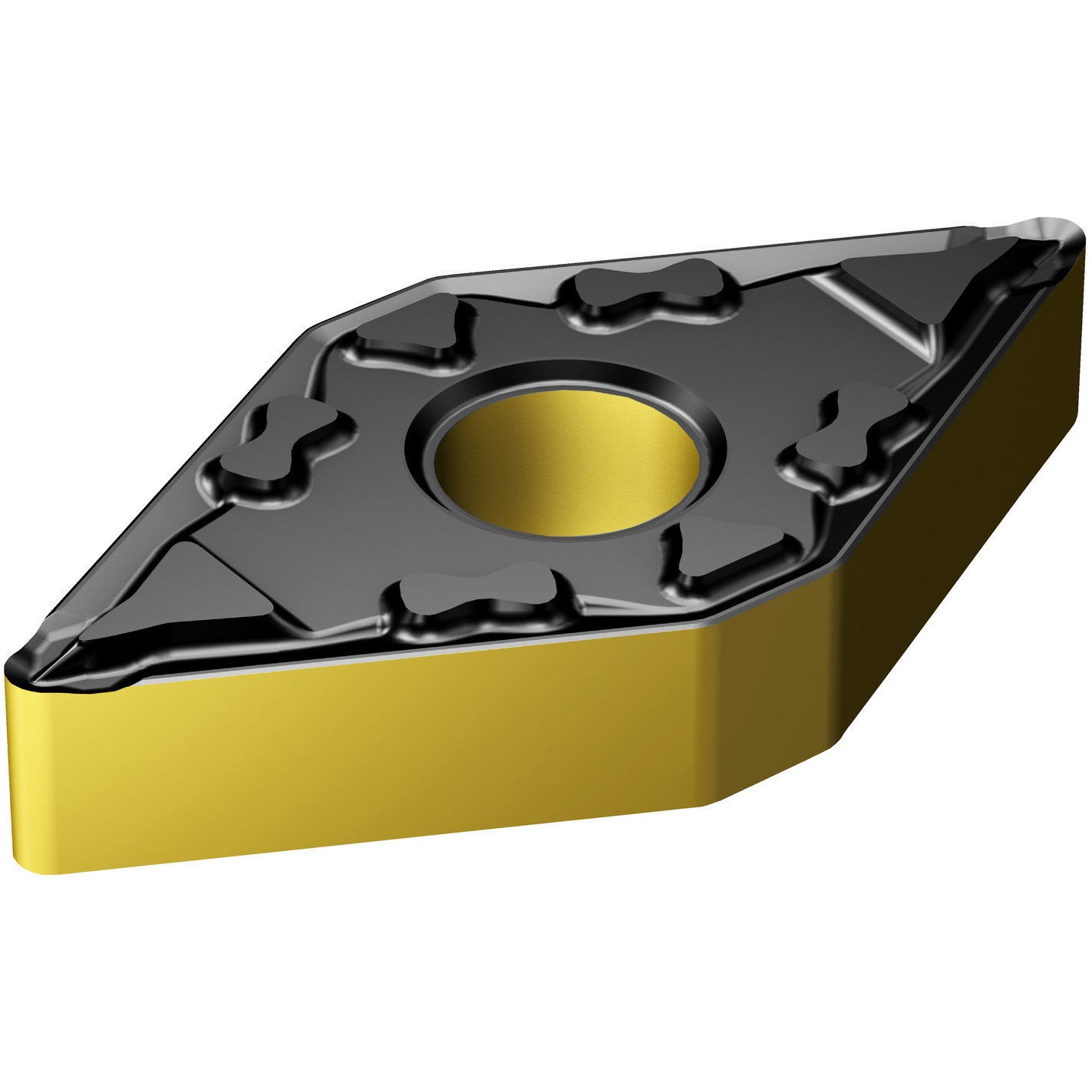 DNMG 11 04 04-MF 2220 T-Max(R) P 旋削加工用チップ DN□□型-11 ひし形55°  サンドビック M(ステンレス鋼) 材種2220 コーティングTICN+AL2O3+TIN 超硬 コーナーR0.3969mm 1箱(10個)