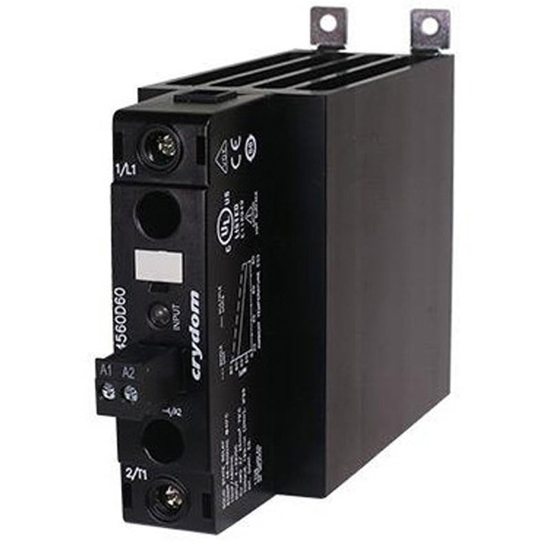 DR4560A45 ソリッドステートリレー 最大負荷電流：45 A 最大負荷電圧：600 V ac DINレール Sensata / Crydom 1個 DR4560A45