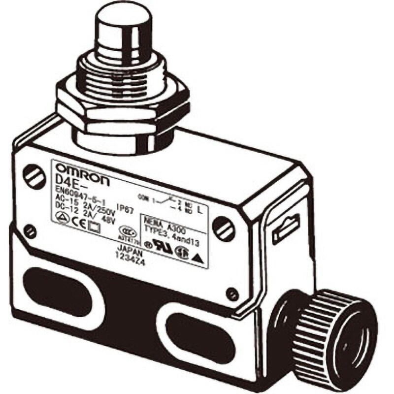 D4E-2C21N 小形封入スイッチ D4E-□N 1個 オムロン(omron) 【通販