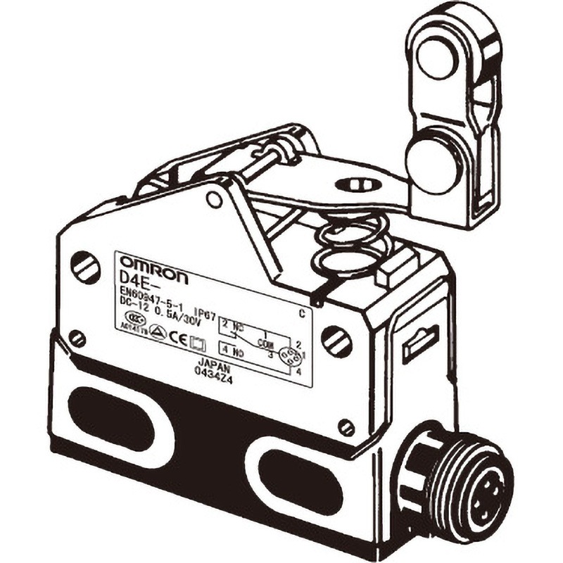 D4E-1H00N 小形封入スイッチ D4E-□N 1個 omron(オムロン) 【通販モノタロウ】