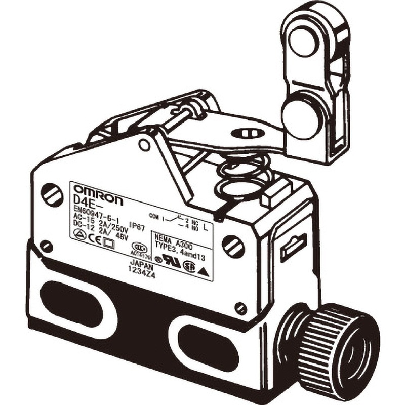 D4E-1H21N 小形封入スイッチ D4E-□N 1個 omron(オムロン) 【通販モノタロウ】