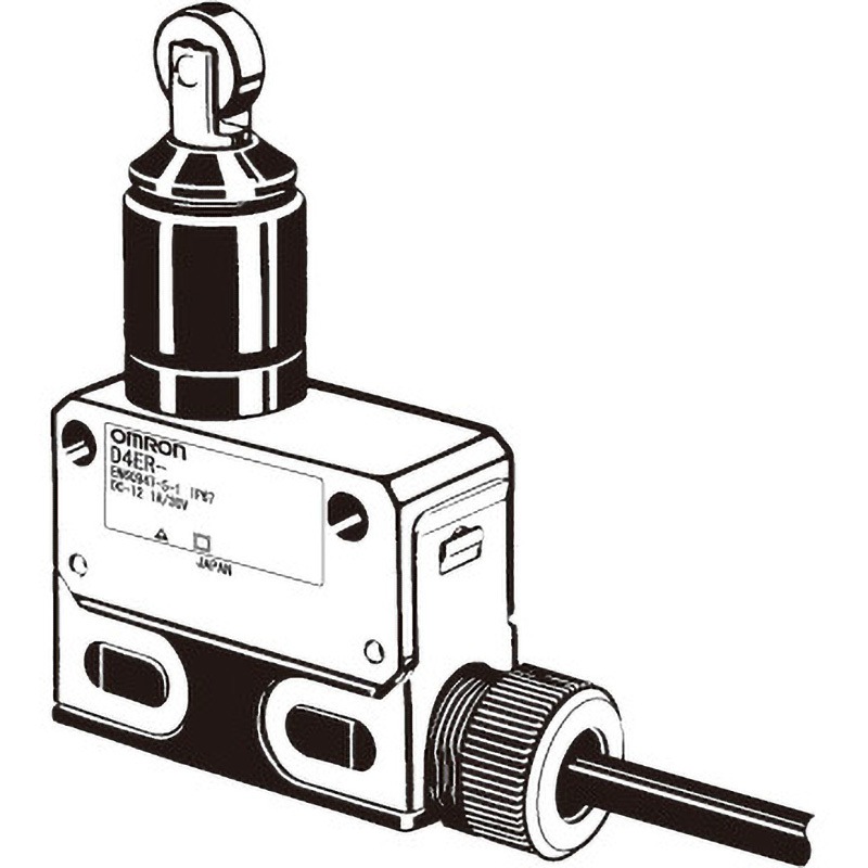 返品用 D4ER-1D21N 耐油リミットスイッチ D4ER-N omron(オムロン) シール