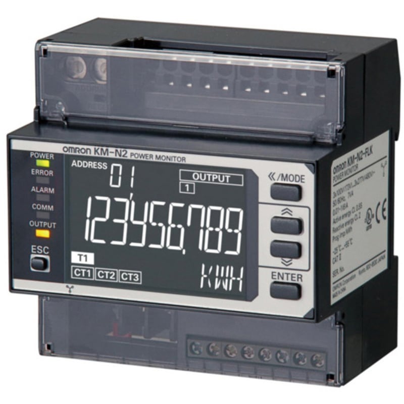 新品 オムロン OMRON KM-N2-FLK 100-277V 50/60Hz KM-N2-FLK 電力量モニタ KM-N2-FLK 1個 omron(オムロン) 【通販