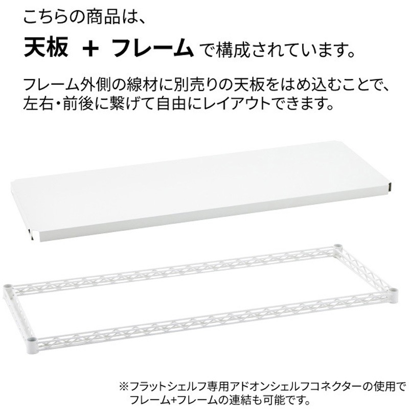 B1836FW1 フラットシェルフ 1枚 ERECTA(エレクター) 【通販モノタロウ】