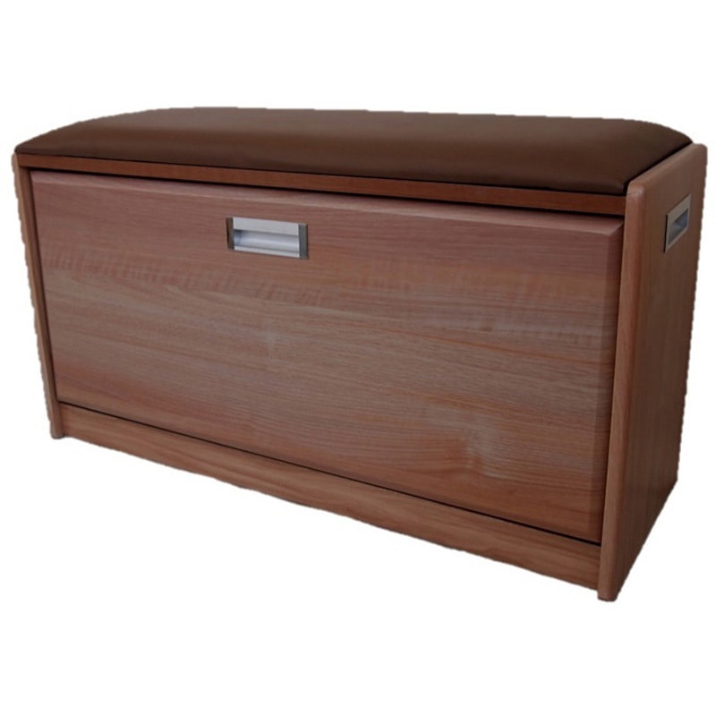 ベンチ式シューズラック　シューズボックス☆幅８０ｃｍ　ブラウン　シューズボックス VT007-801 ベンチ式シューズラック Vita ブラウン色 高さ46cm幅84cm