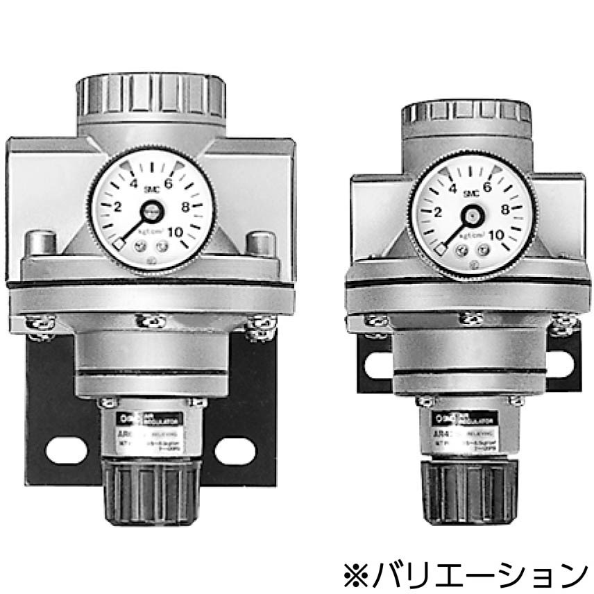 AR425-F03BG-R AR425-935 - パイロット式レギュレータ SMC ねじの種類G ボディサイズ1/2管接続口径3/8
