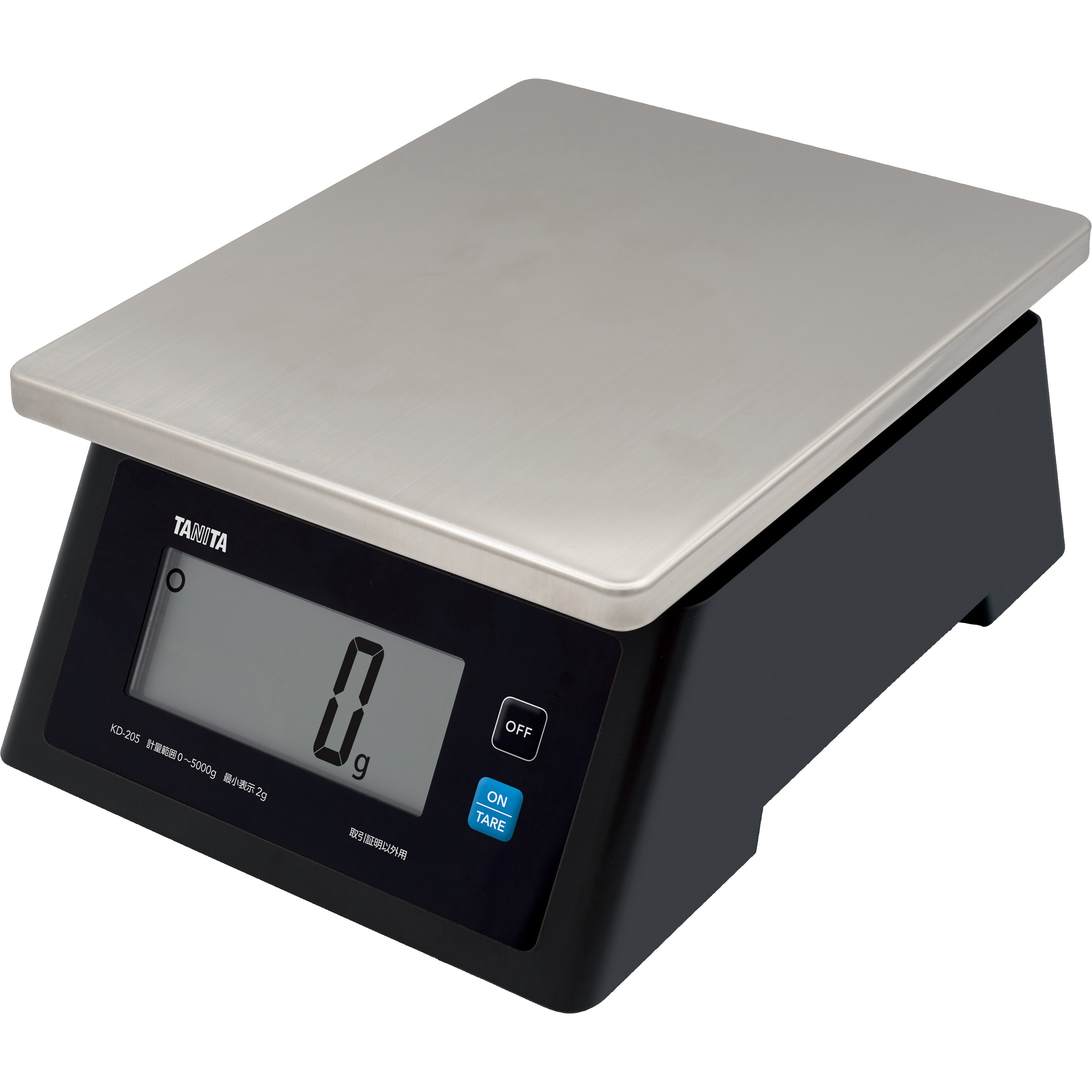 KD-205BK 5kg デジタルスケールKD205(取引証明以外用) 1個 タニタ