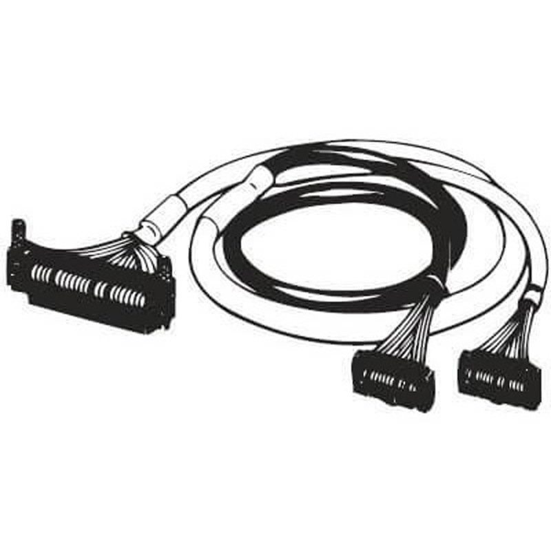 XW2Z-0500BH-L01 コネクタ端子台変換ユニット専用接続ケーブル(シールドなしタイプ) XW2Z-L 1個 omron(オムロン) 【通販モノタロウ】