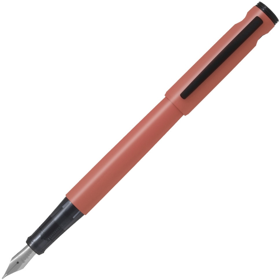 PILOT キャップレス 万年筆 限定カラー コーラルレッド F 筆記具