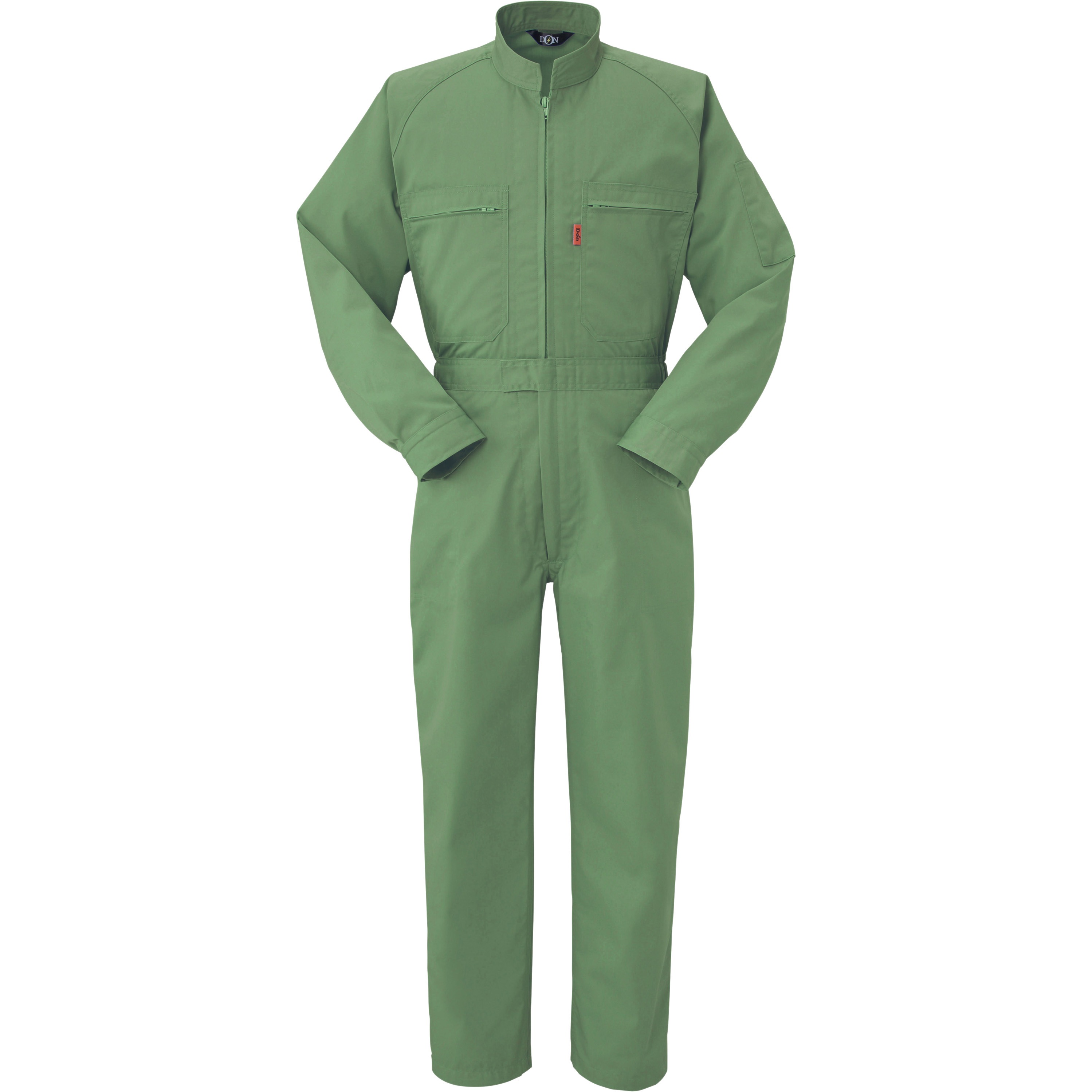 さなぶーちゃんツナギ服:エメグリーン　Lサイズ6着セット 6100 ツナギ服 DON(ヤマタカ) 帯電防止 グリーン色 - 【通販モノタロウ】