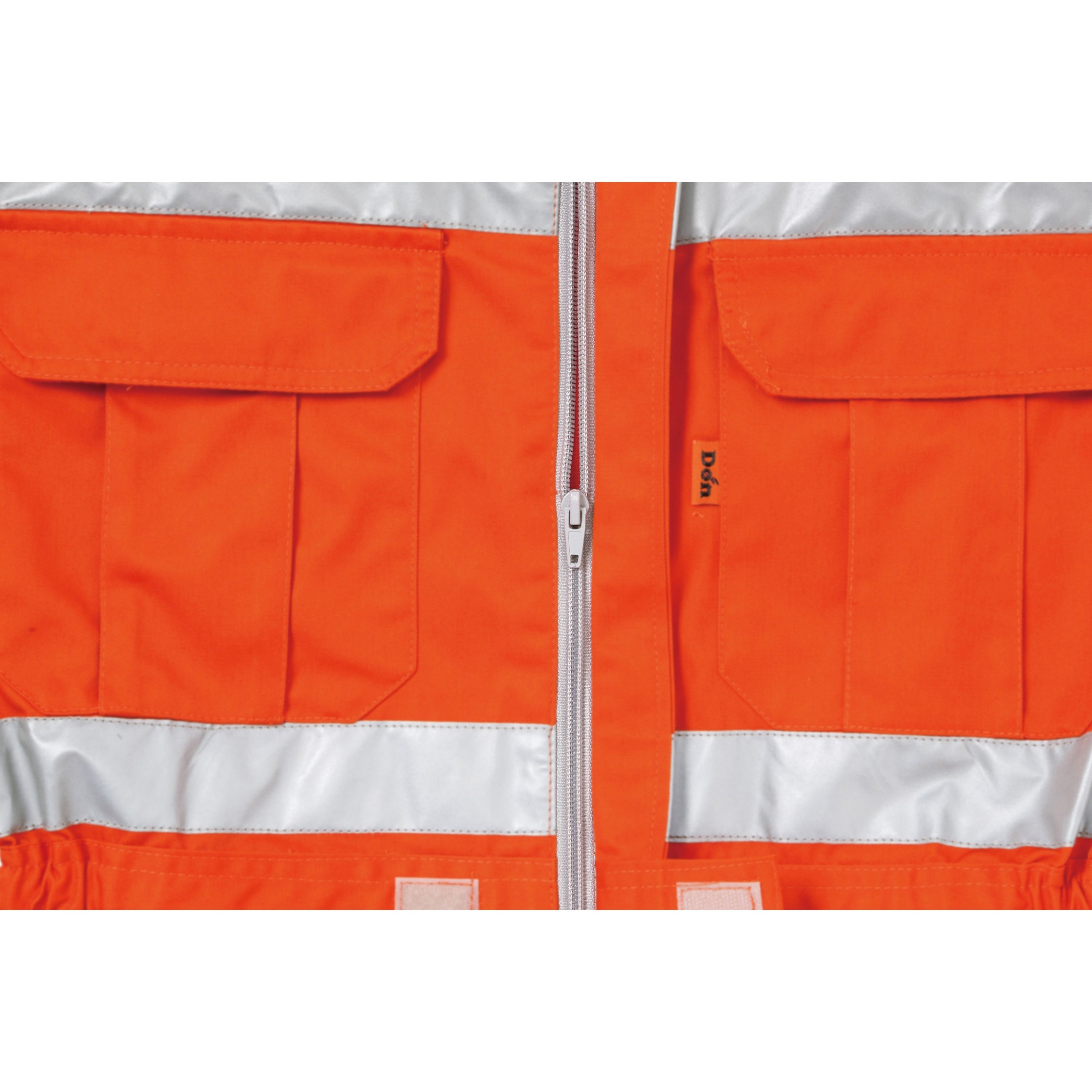 ツナカン出品 6850 ツナギ服 DON(ヤマタカ) 帯電防止 再帰反射テープ オレンジ色