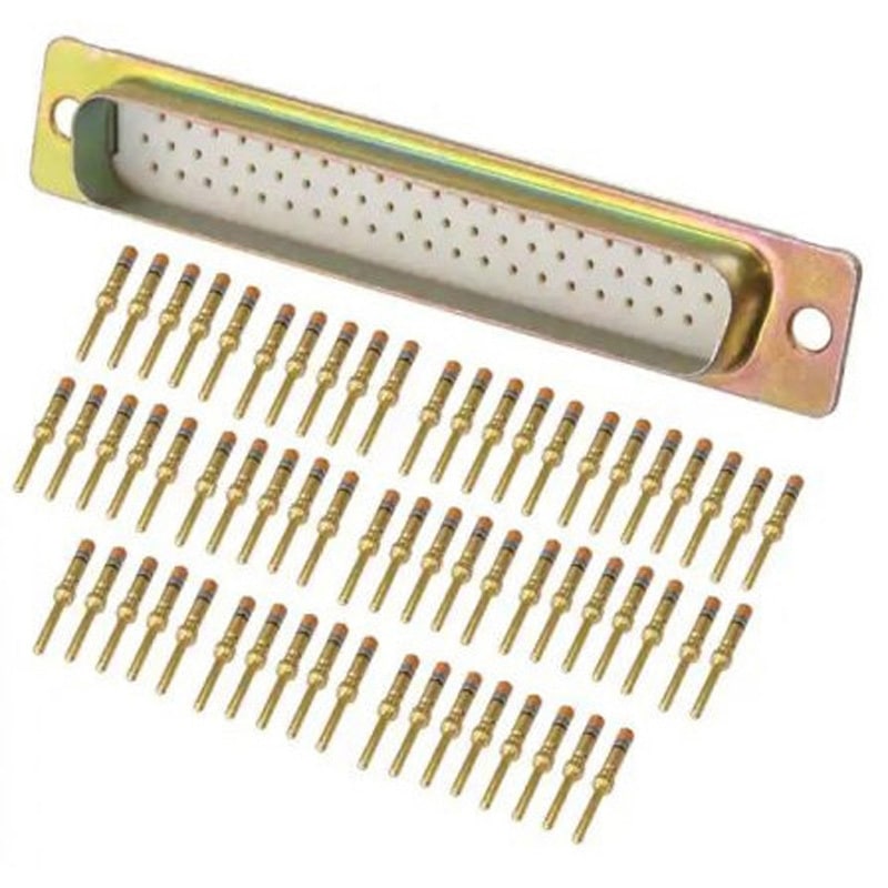 M24308/4-14F D-subコネクタ 62極 オス パネルマウント 1個 AMPHENOL 【通販モノタロウ】