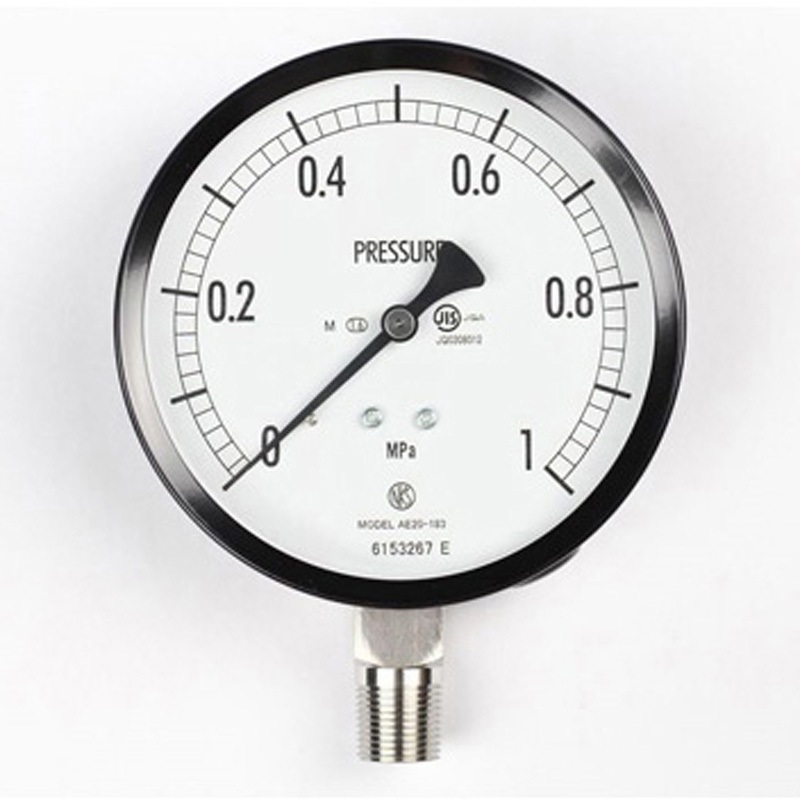 AE20-183 普通形圧力計(Φ100)1MPa 立形A枠 蒸気用 AE20-183シリーズ 1個 長野計器 【通販モノタロウ】