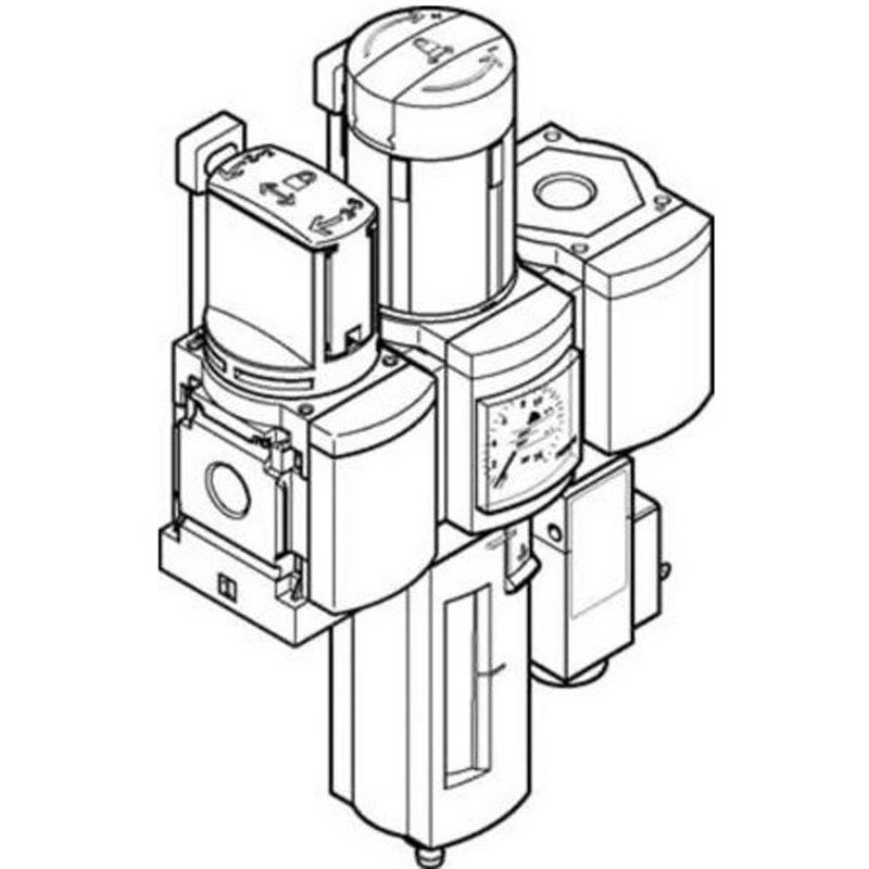 MSB4-1/4：C3J2F3-WP レギュレータ一体型セット 1個 Festo 【通販モノタロウ】