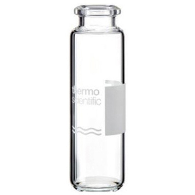 6ACV20-1RF ヘッドスペースバイアル ND20 ラベル付 ガラスラウンドボトム 6ACVシリーズ 1ケース(50セット×100本) Thermo Fisher Scientific 【通販モノタロウ】 163,000円
