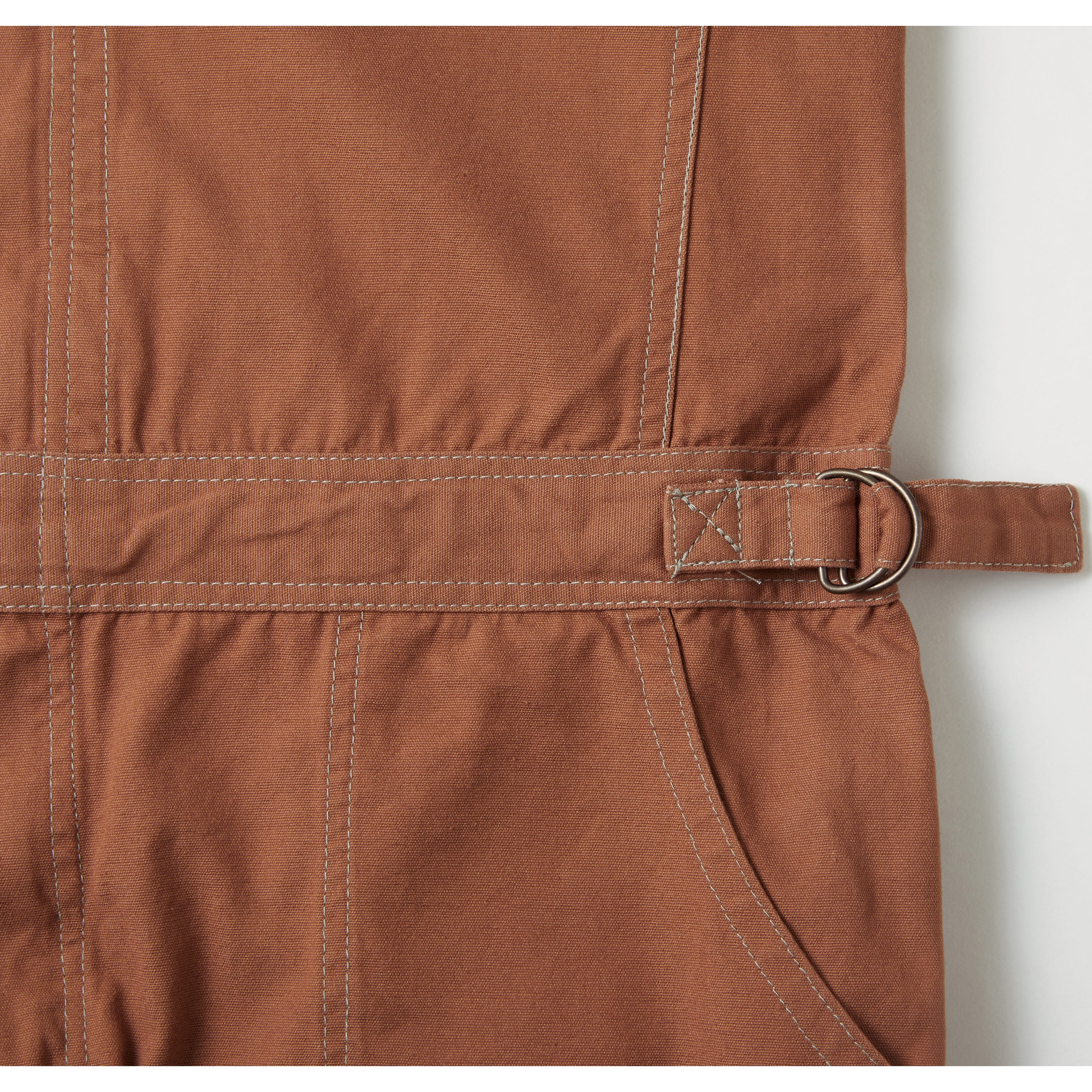 RH3002 カバーオール ROUND HOUSE(ヤマタカ) ブラウン色 サイズ3L