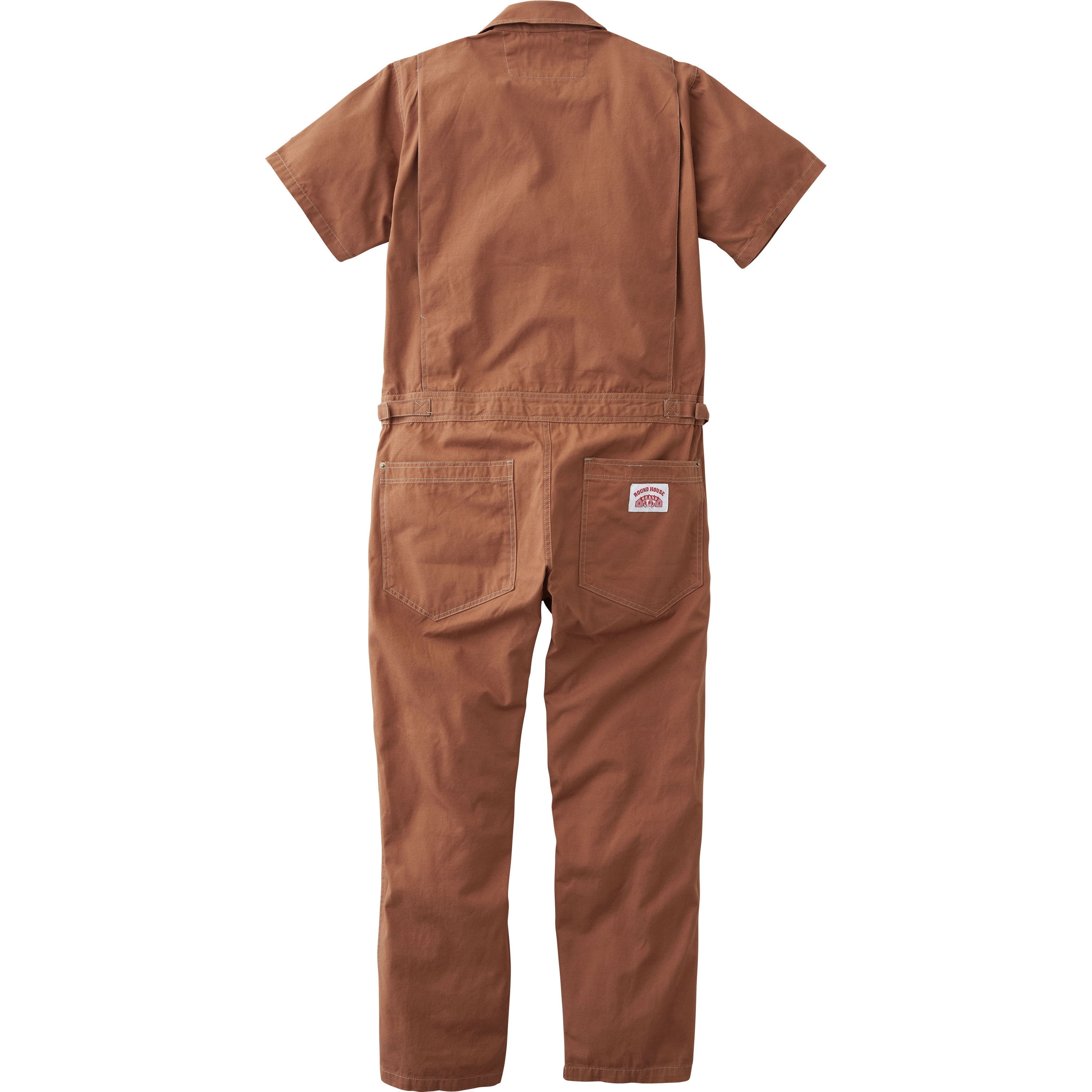 RH3003 カバーオール ROUND HOUSE(ヤマタカ) ブラウン色 サイズL