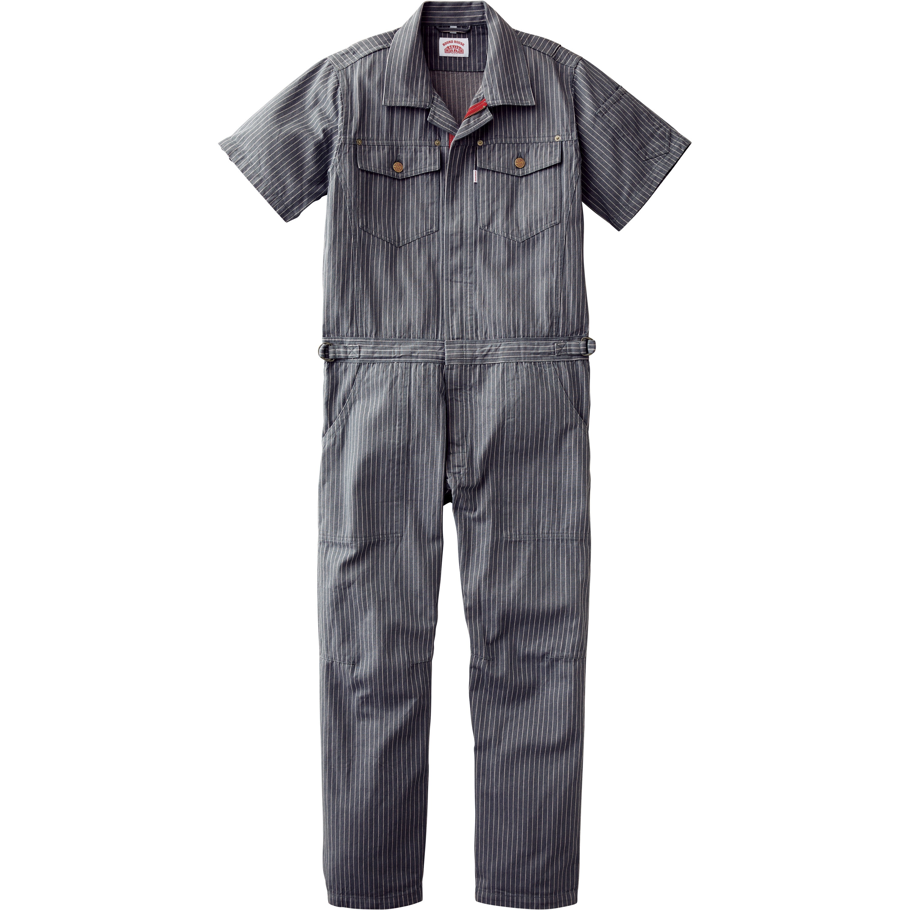 RH3005 半袖カバーオール ROUND HOUSE(ヤマタカ) ネイビー色 サイズM