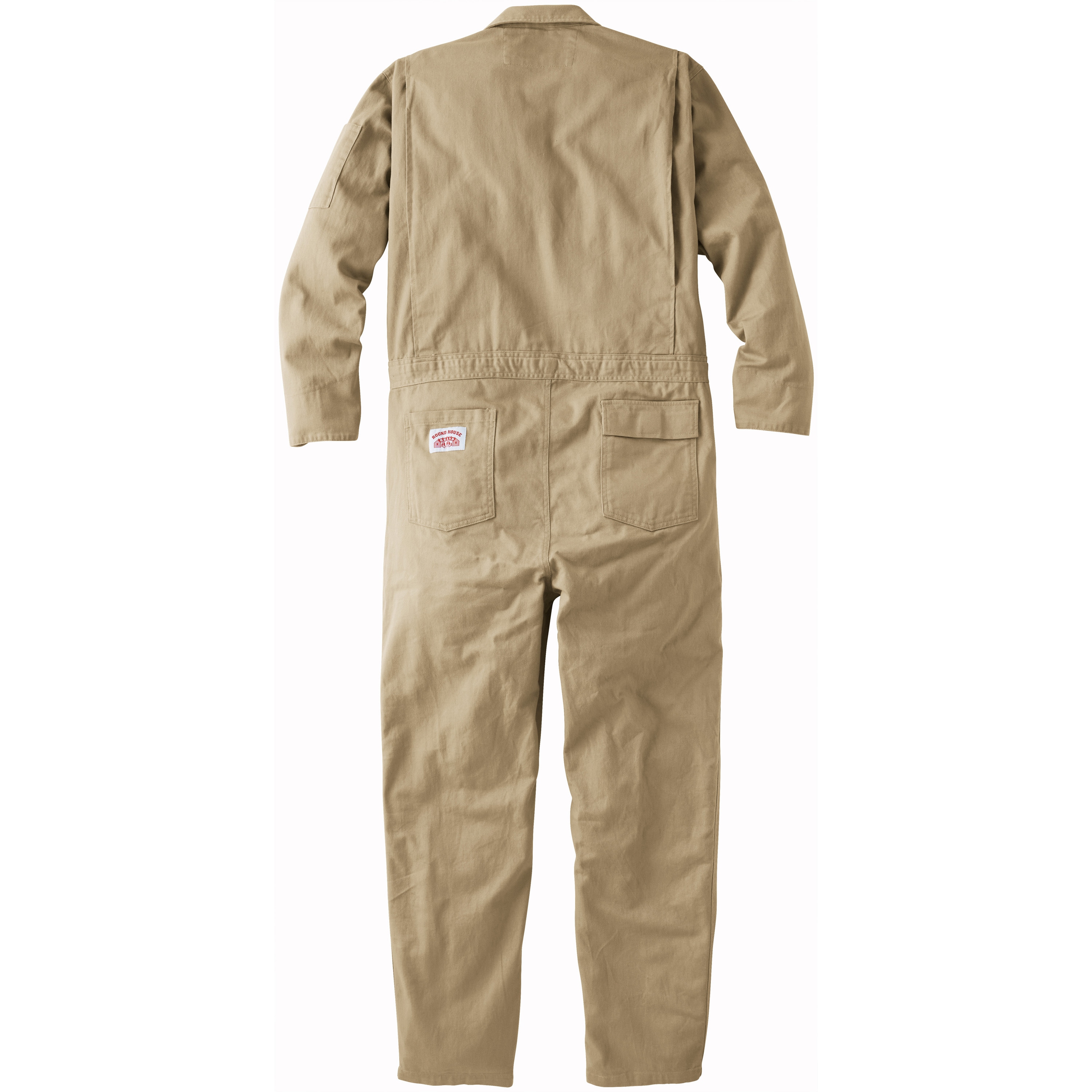 RH017 カバーオール ROUND HOUSE(ヤマタカ) カーキ色 サイズSSS RH017