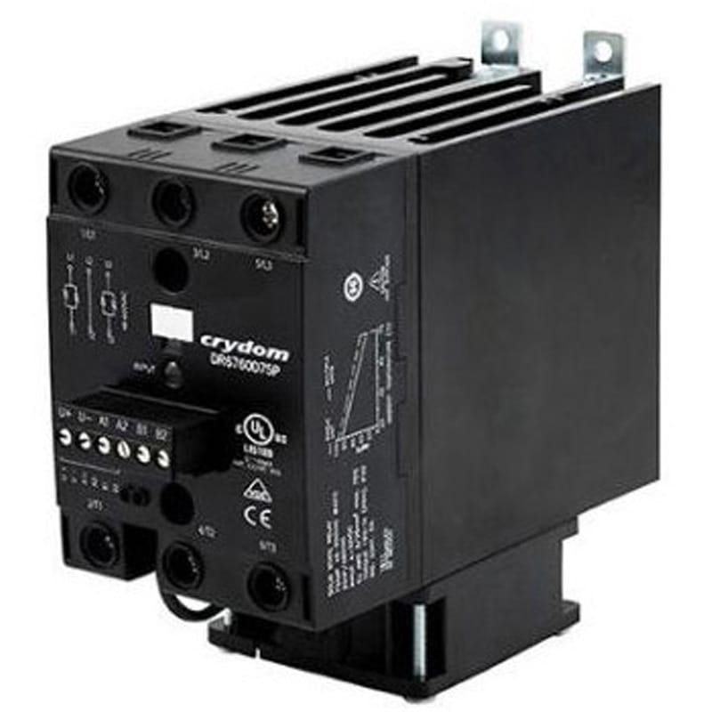DR6760A75RP ソリッドステートリレー 最大負荷電流：75 A 最大負荷電圧：600 V ac DINレール Sensata / Crydom 1個 DR6760A75RP
