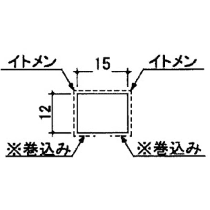 ラッピング見切り材 ノーブランド MDF(JIS A5905 25U適合品)基材