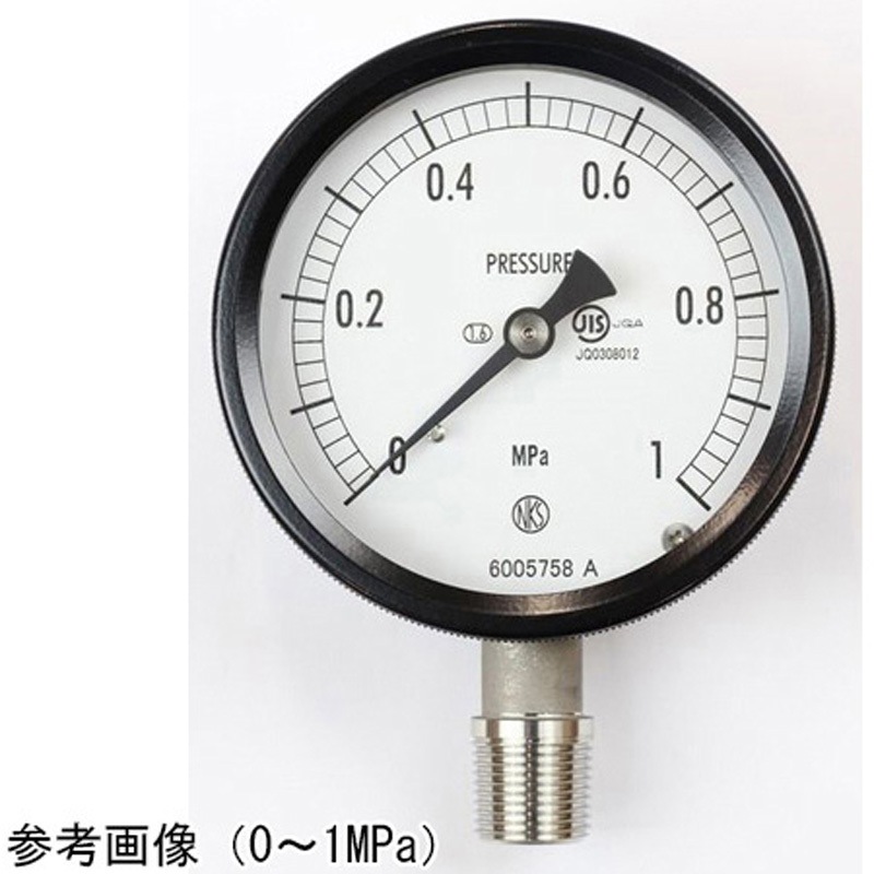 BC10-183 密閉型圧力計(75Φ)立形A枠 BC10-183シリーズ 1個 長野計器 【通販モノタロウ】