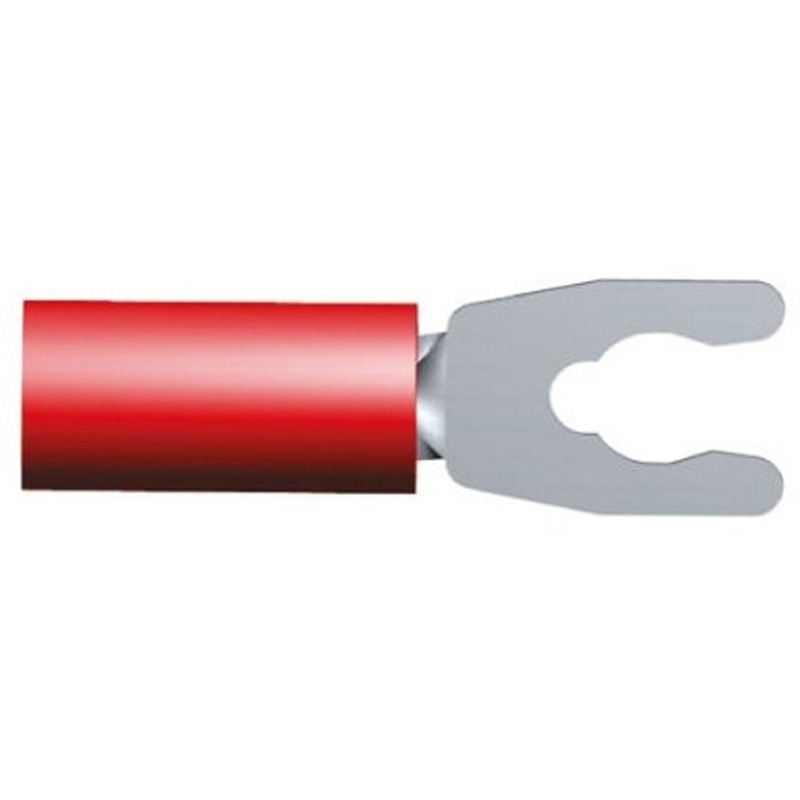 52929 Y形圧着端子 スタッドサイズ M3.5 赤 22AWG to 16AWG 1袋 1000個入 1袋(1000個) TE Connectivity Japan(旧:TYCOELECTRONICS(タイコエレクトロニクス)) 【通販モノタロウ】