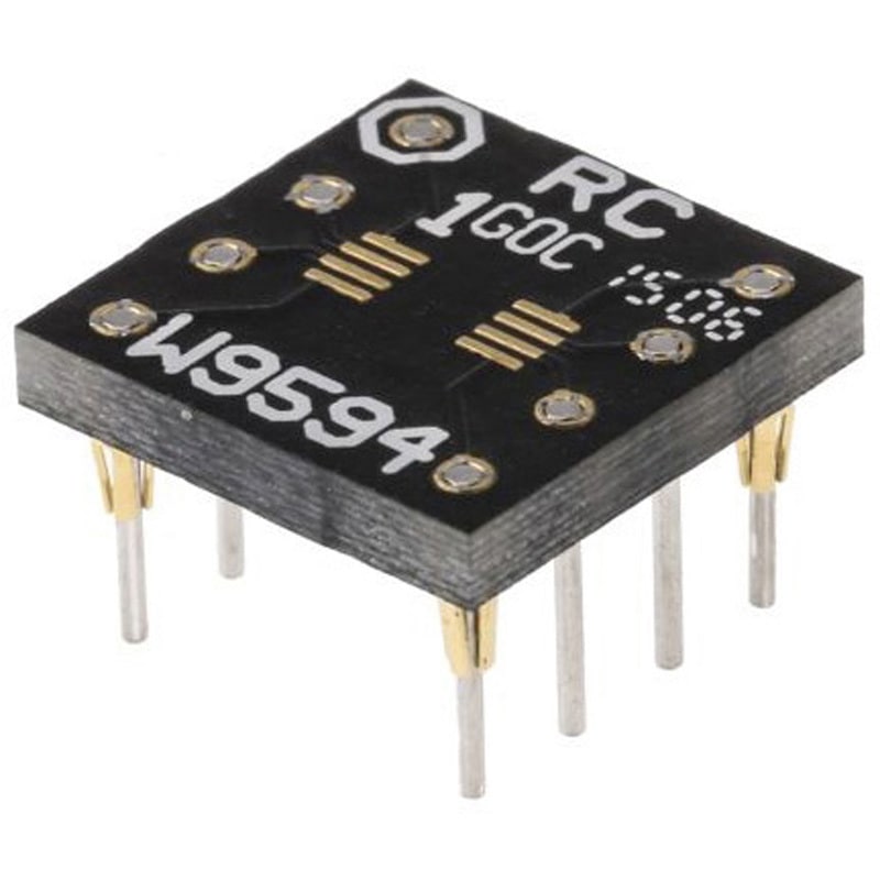 W9594RC IC変換アダプタ 8ピン メス SOP 8極 0.5 mm 2.54 mm ピッチ 1袋 5個入 Winslow 1袋(5個) W9594RC