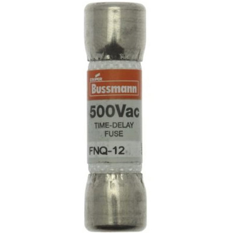 FNQ-12 管ヒューズ 12A 10 x 38mm 500V ac タイムラグ BUSSMANN 1個 FNQ-12 10,935円