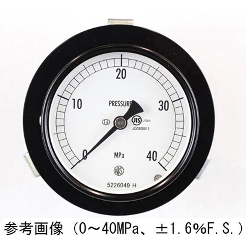 AC15-173 普通形圧力計(Φ75)埋込形D枠(取付金具) AC15-173シリーズ 1個 長野計器 【通販モノタロウ】