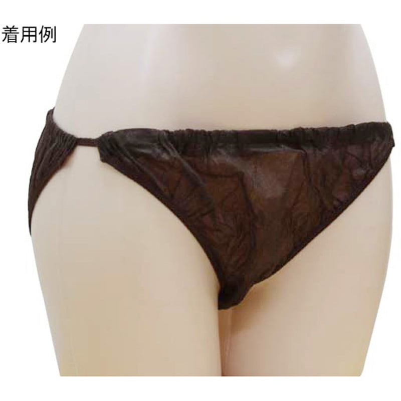 ペーパーショーツ ギャザータイプ 100枚入 1袋(100枚) アズワン 【通販モノタロウ】