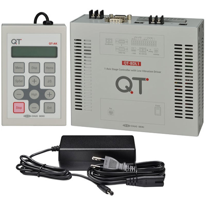 QT-BDL1(K)AC 1軸コントローラドライバ 操作ボックス付、ACアダプタ付 1台 中央精機 【通販モノタロウ】