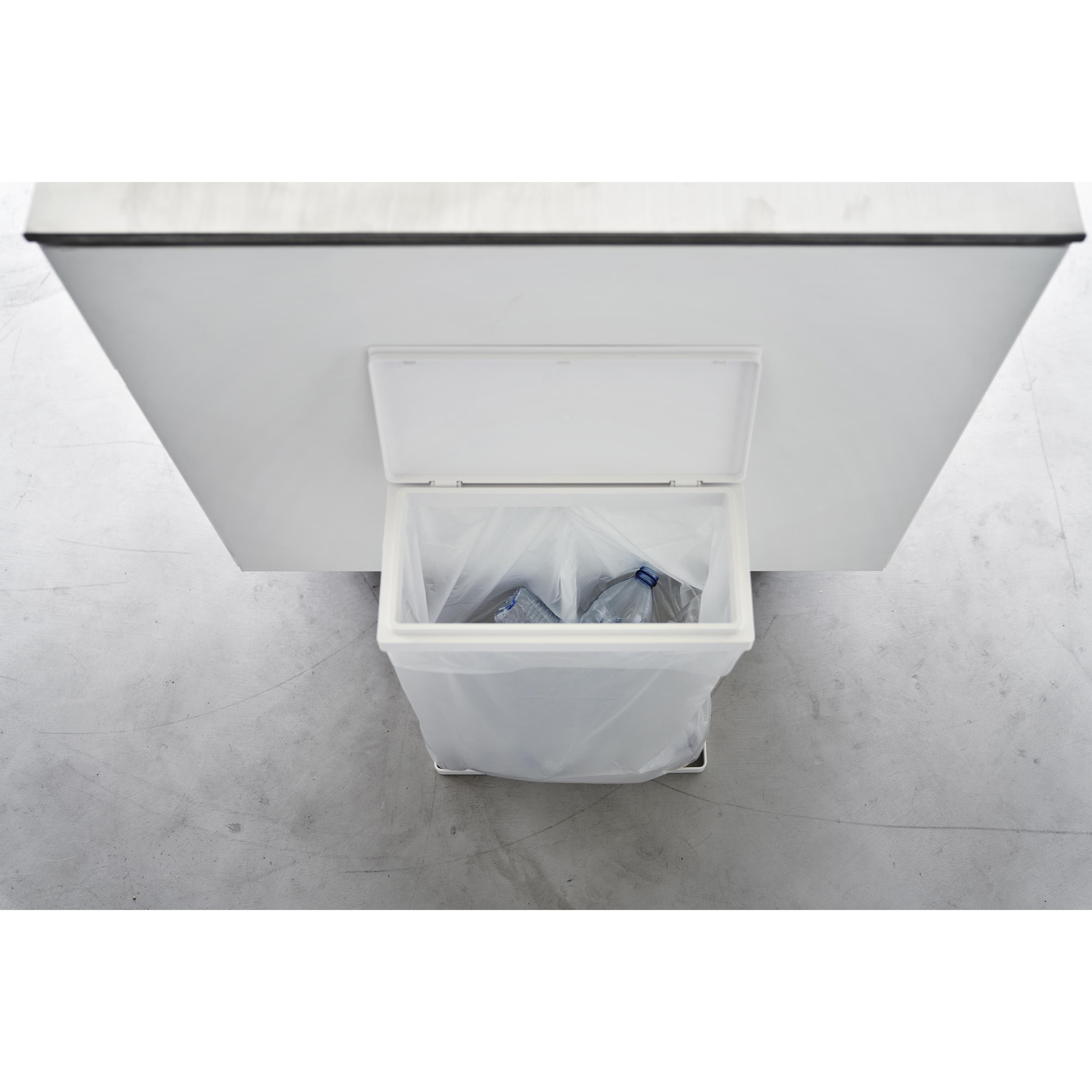 1761 スリム蓋付き分別ゴミ袋ホルダー タワー 45L 横開き 山崎実業