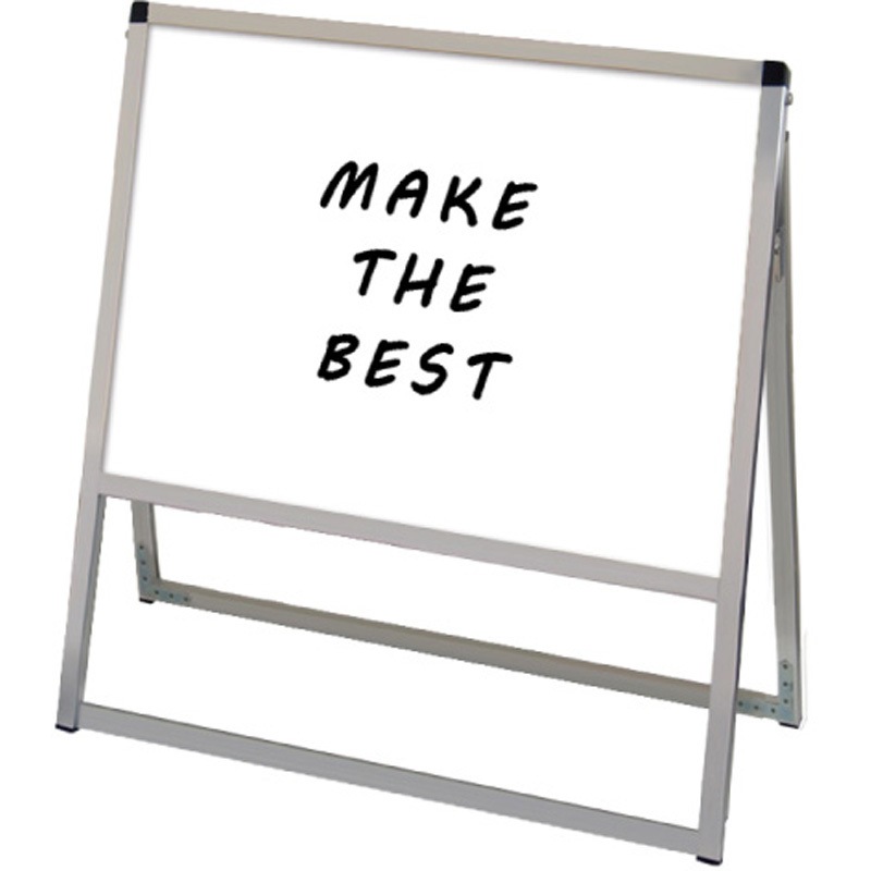 VASKWB-B2YK バリウススタンド看板 ホワイトボード B2横片面 常磐精工 幅764mm高さ800mm  VASKWB-B2YK