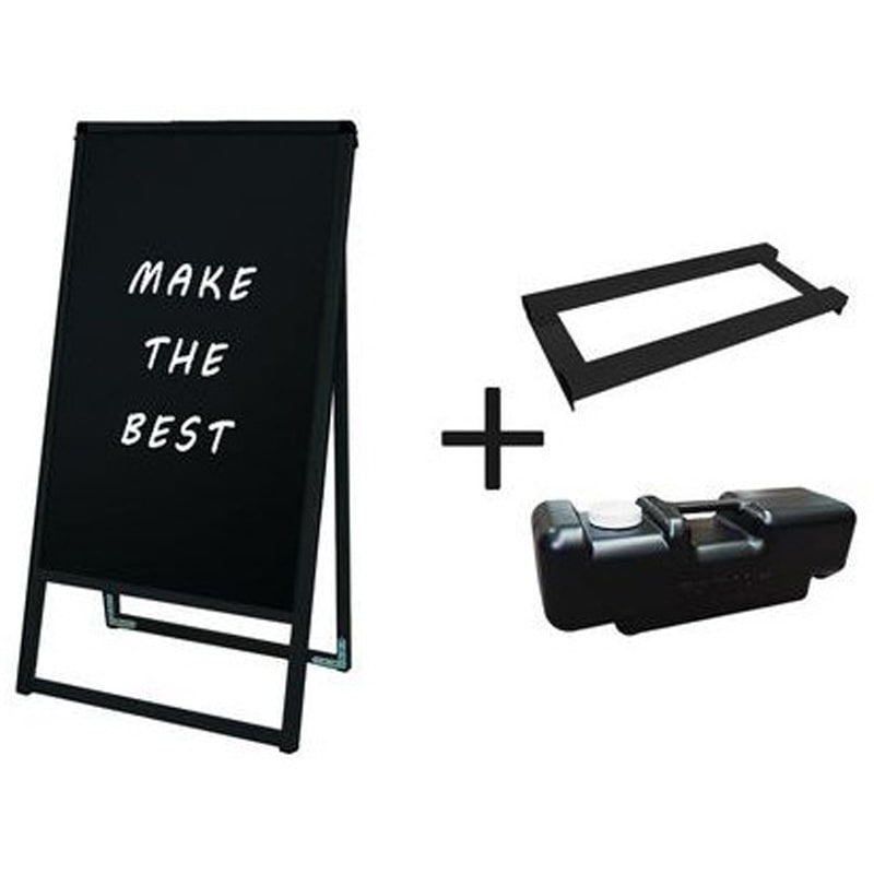 BVASKBB-450X900K-3SET ブラックバリウススタンド看板 ブラックボード 常磐精工 片面タイプ 17,266円