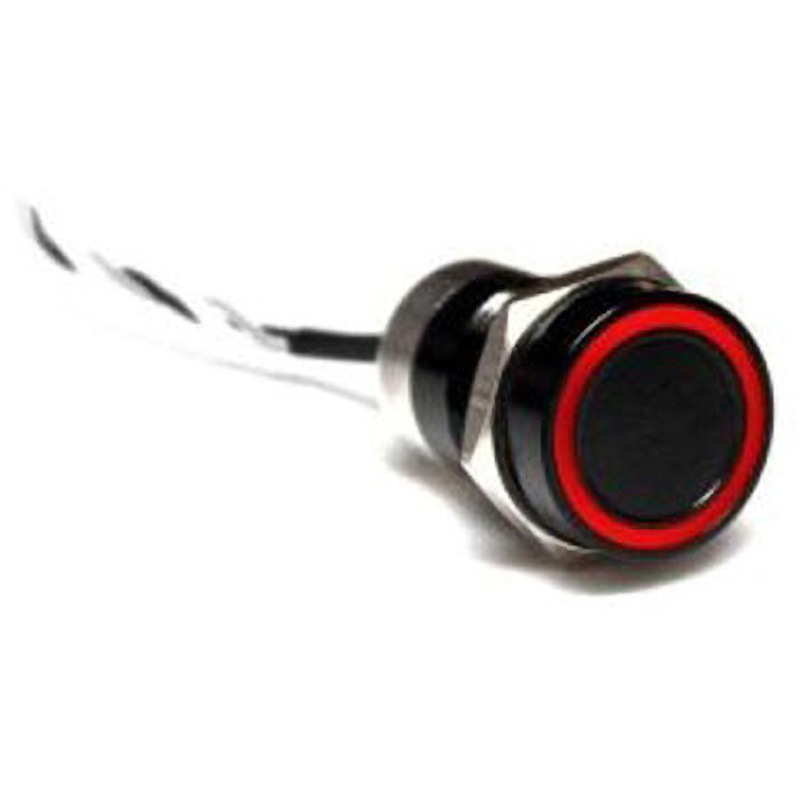 MC16MOBRG タッチスイッチ 静電容量型 モーメンタリ NO IP68 Black Anodised BULGIN 1個 MC16MOBRG