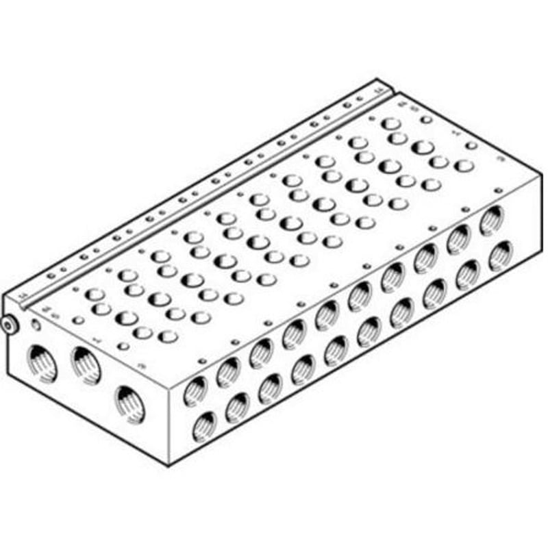 VABM-L1-18W-G38-3 マニホールドストリップ VABMシリーズ 1個 Festo 【通販モノタロウ】