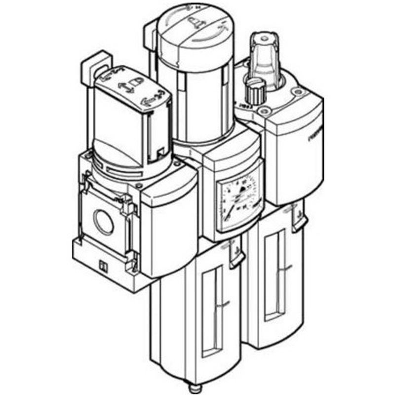 MSB6-1/2:C3J1M1-WP レギュレータ一体型セット 1個 Festo 【通販モノタロウ】