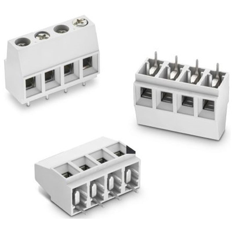 691256610004 基板用端子台 2566シリーズ 10.16mmピッチ 1列 4極 グレー 1袋 20個入 1袋(20個) WURTH ELEKTRONIK 【通販モノタロウ】