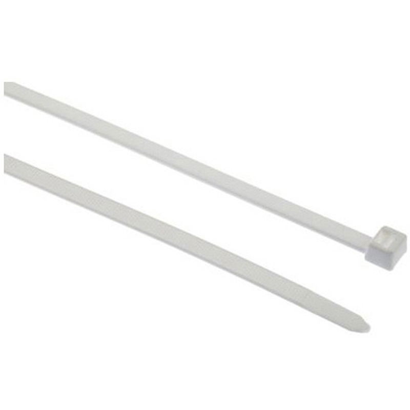 111-91210 T120R(E)-PA66V0-WH 結束バンド 380mm x 7.6 mm 白 ナイロン 66 111-91210 T120R E -PA66V0-WH 1袋 100個入 1袋(100個) ヘラマンタイトン(旧:タイトン) 【通販モノタロウ】