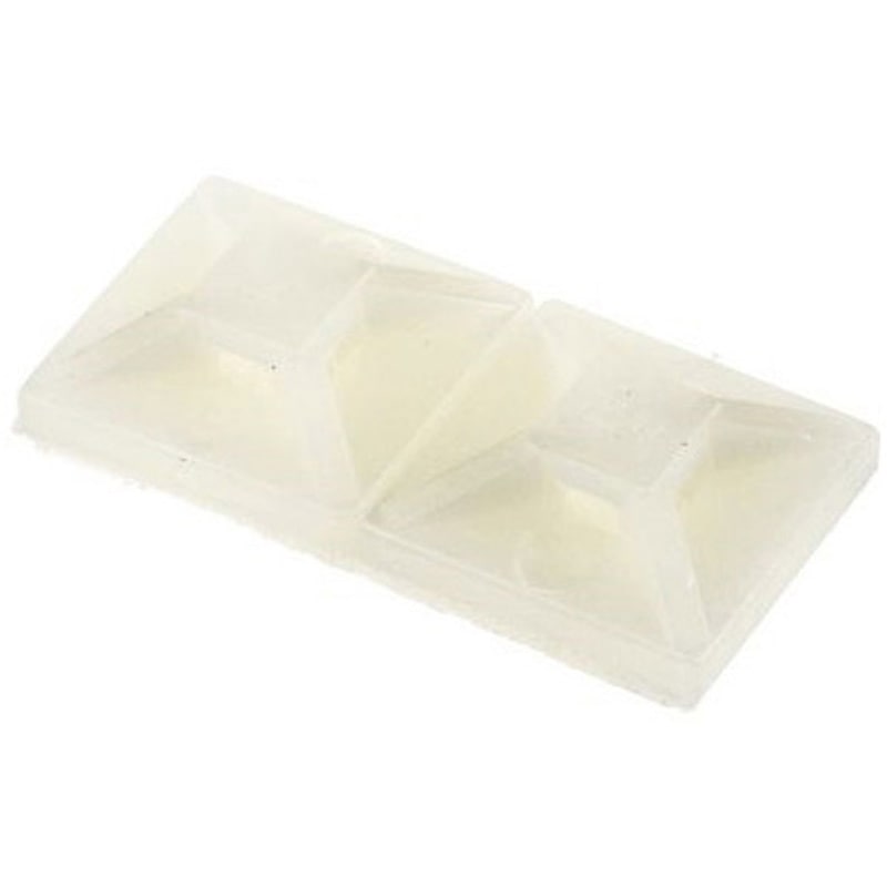 151-01802 MB2A-PA66-WH 結束バンドベース MB 長さ 13mm 幅 13 mm ナイロン 66 ナチュラル 1袋 100個入 1袋(100個) ヘラマンタイトン(旧:タイトン) 【通販モノタロウ】