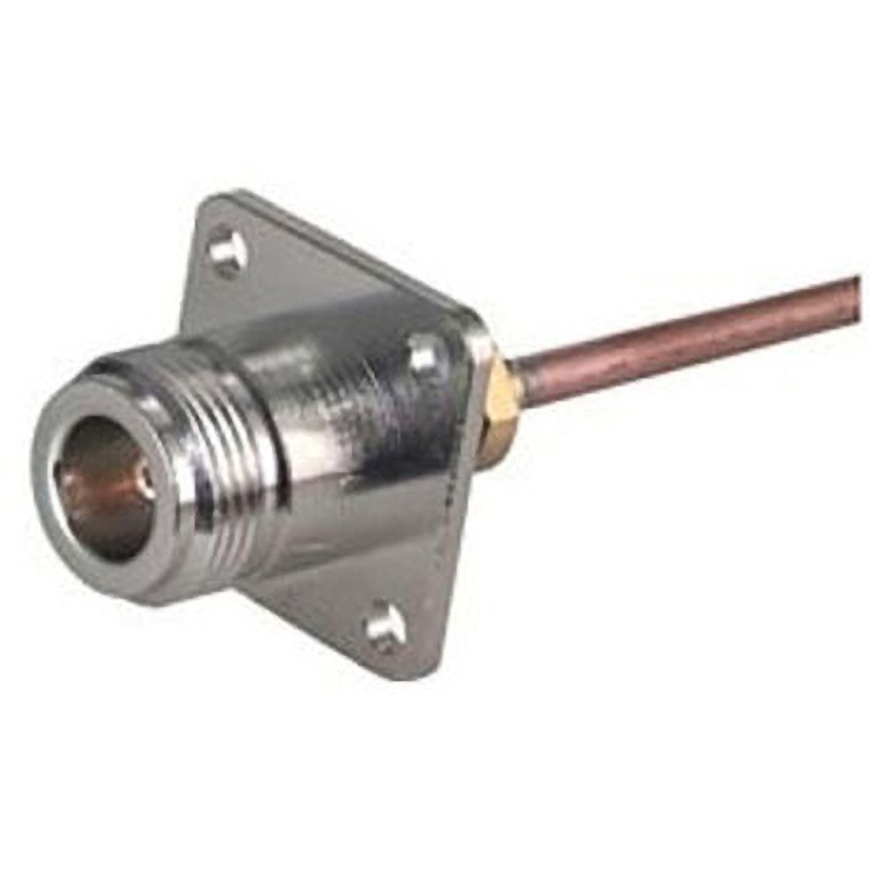 25_N-50-2-14/133_NE 同軸コネクタ ジャック フランジマウント 1個 HUBER & SUHNER 【通販モノタロウ】