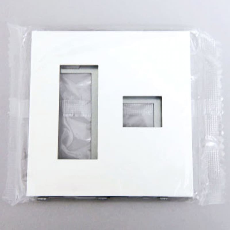 NKP-3+1UF(PW) NKPプレート 2連用 4個口 1個 神保電器 【通販モノタロウ】