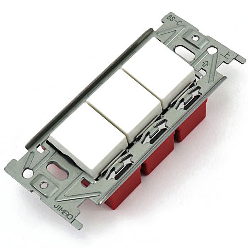 銀杯3点セット　共箱 NKW03008PW NKシリーズ 3路・3路・3路スイッチトリプルセット (PW色) 1